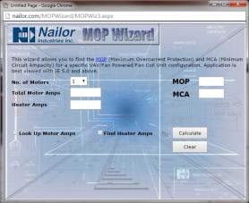 Nailor MOP Wizard